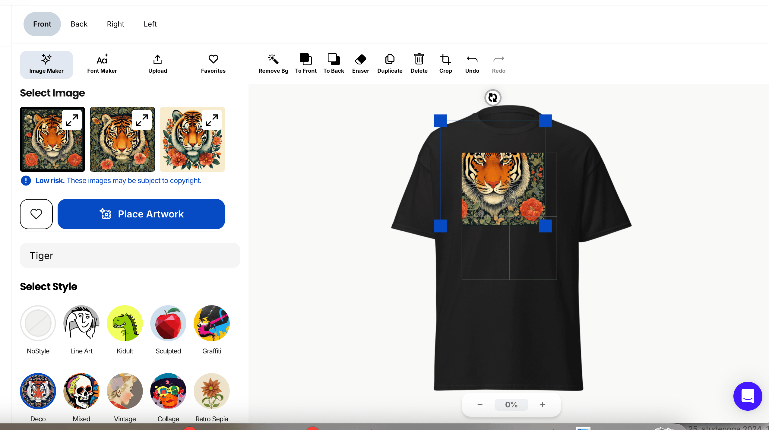 How to create a canvas with a limited drawing area on a background image in Fabric.js